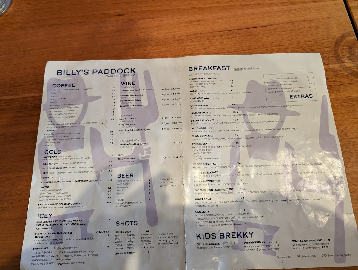 Billy's Paddock Menu - Image 5